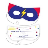 Amscan Superheroes Mask Invitations | 8 pieces Amscan Superheroes Mask Invitations | 8 pieces