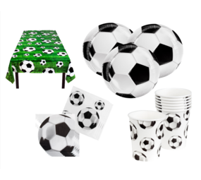 Tuf-Tuf Voetbal Feestpakket Klassiek | 10 personen Tuf-Tuf Voetbal Feestpakket Klassiek | 10 personen