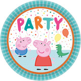 Amscan Peppa Pig Plates 23cm | 8 pieces Amscan Peppa Pig Plates 23cm | 8 pieces
