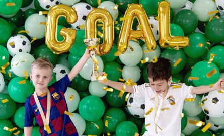 Eine super beliebte Party: Fußball-Kinderparty