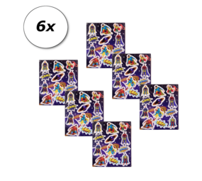 Henbrandt Superhelden fun stickervel met 12 stickers Henbrandt Superhelden fun stickervel met 12 stickers