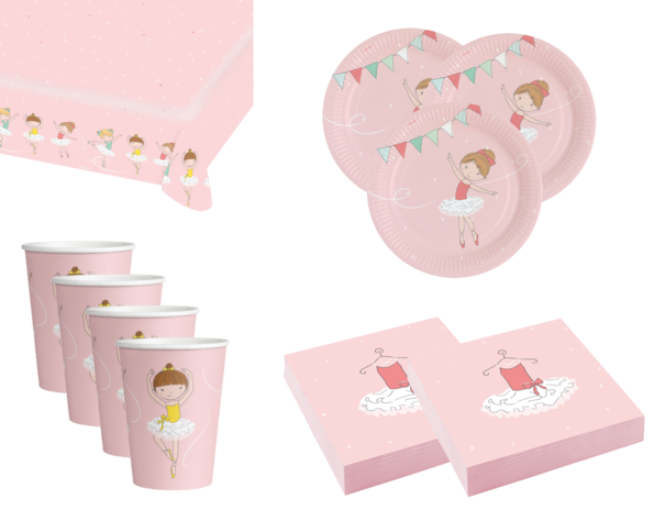 Tuf-Tuf Ballerina Tafelset | 8 persoons