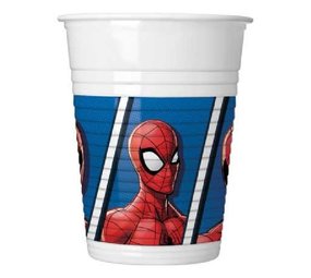 Procos Party Spiderman beker Team 200ml | 8 stuks Procos Party Spiderman beker Team 200ml | 8 stuks
