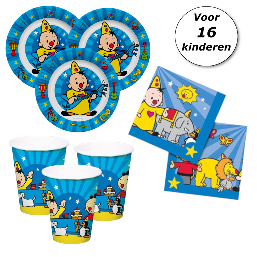 Tuf-Tuf Bumba Tafelset | 16 kinderen Tuf-Tuf Bumba Tafelset | 16 kinderen
