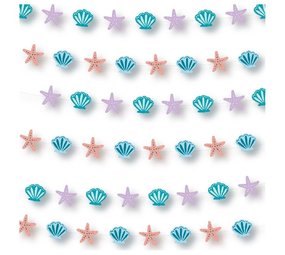 Amscan Mermaid tail hanging decoration 160cm | 6 pieces Amscan Mermaid tail hanging decoration 160cm | 6 pieces