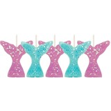 Creative Converting Zeemeermin Staart Kaarsjes 3,5cm | 5 stuks Creative Converting Zeemeermin Staart Kaarsjes 3,5cm | 5 stuks