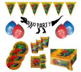 Tuf-Tuf Dino Party Tafel- en Versiering Set | 59-delig Tuf-Tuf Dino Party Tafel- en Versiering Set | 59-delig