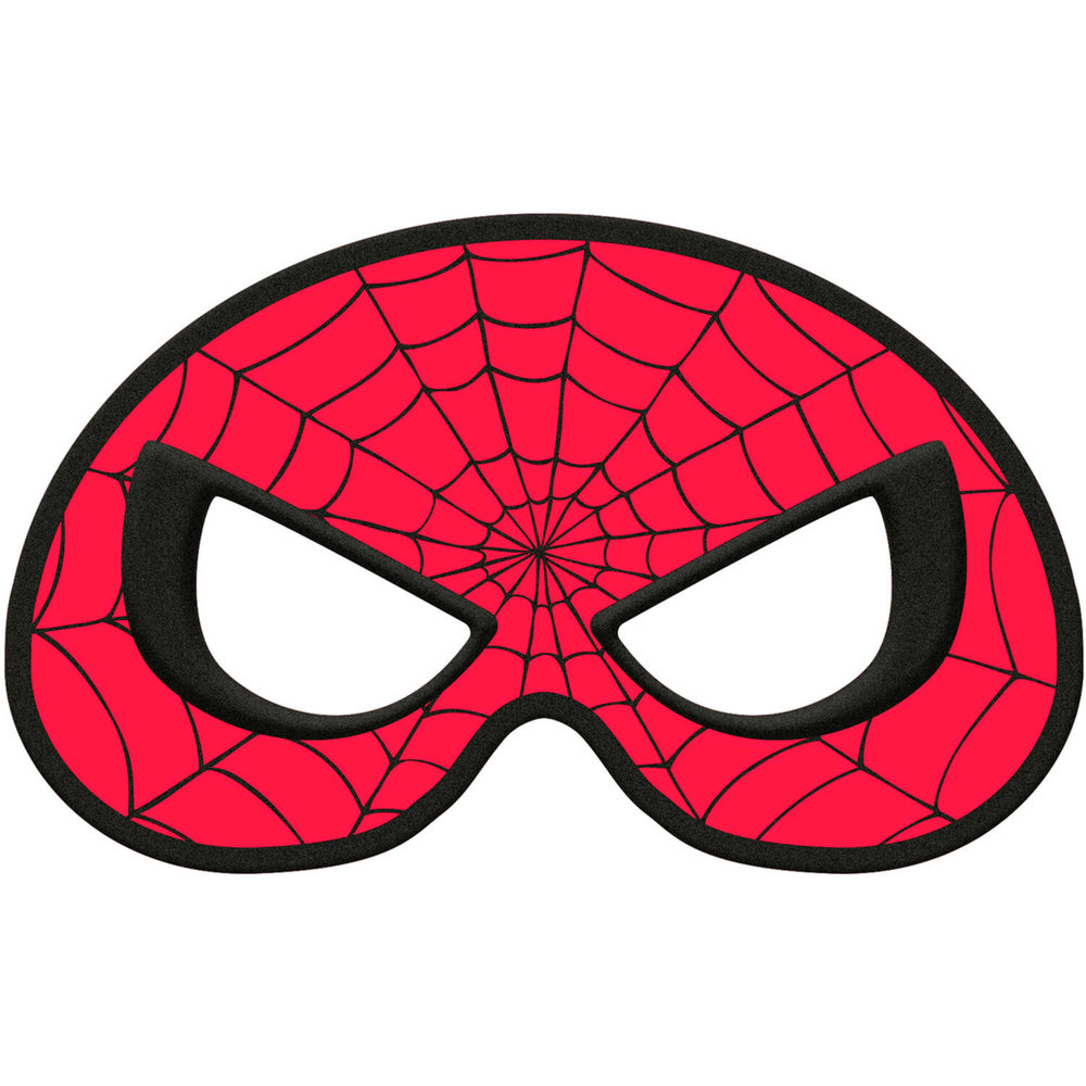 Folat Spiderman Masker Vilt | per stuk Folat Spiderman Masker Vilt | per stuk