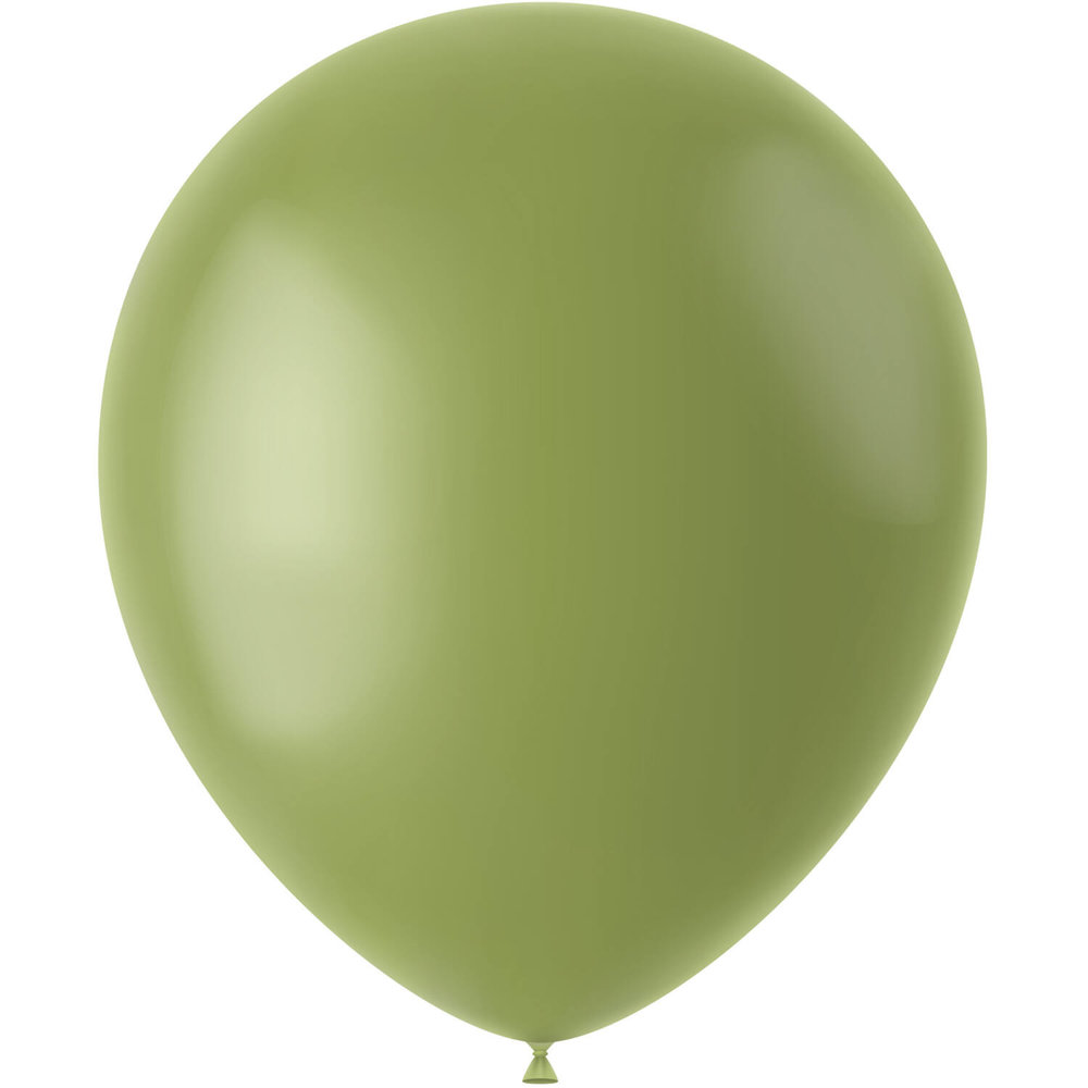 Folat Olijfgroene ballonnen 33cm | 50 stuks Folat Olijfgroene ballonnen 33cm | 50 stuks