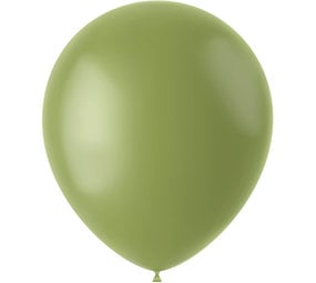 Folat Olivgrüne Luftballons 33cm | 50 Stück