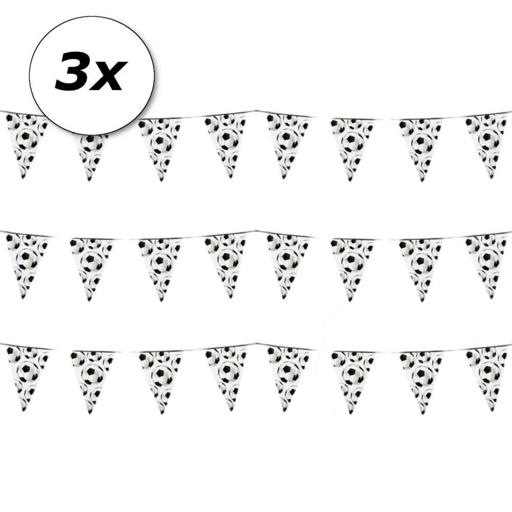 Boland Guirlande de drapeau de football 6 mètres | par unité