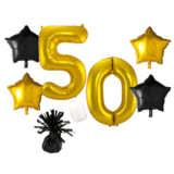 Tuf-Tuf Bouquet de ballons 50 ans | 8-pièces Tuf-Tuf Bouquet de ballons 50 ans | 8-pièces