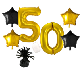 Tuf-Tuf 50 years Balloons Bouquet | 8-part Tuf-Tuf 50 years Balloons Bouquet | 8-part