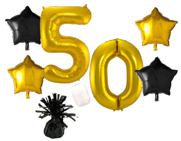 Tuf-Tuf 50 years Balloons Bouquet | 8-part Tuf-Tuf 50 years Balloons Bouquet | 8-part