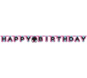 Amscan Guirlande de lettres Tik Tok | 1,7 mtr Amscan Guirlande de lettres Tik Tok | 1,7 mtr
