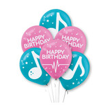 Amscan Ballons Tik Tok 30 cm | 6 pièces Amscan Ballons Tik Tok 30 cm | 6 pièces