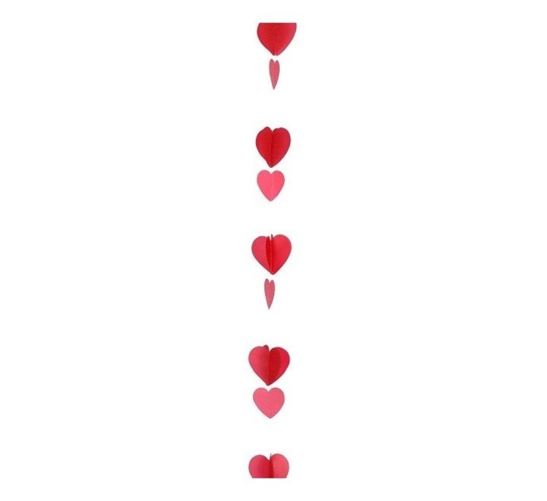 Amscan Gâteau de ballons Coeurs rouges et blancs 1.20m | chaque