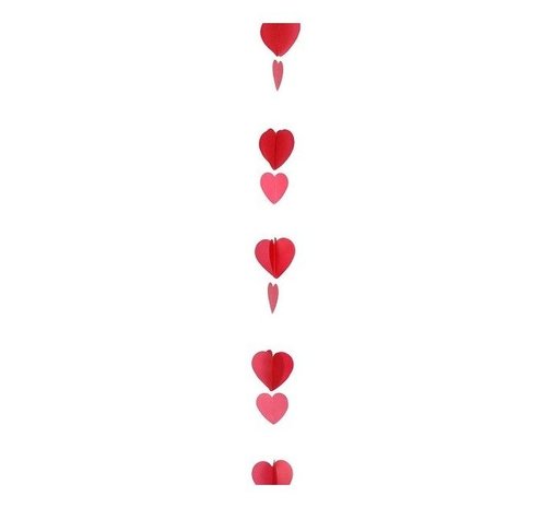 Amscan Gâteau de ballons Coeurs rouges et blancs 1.20m | chaque