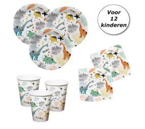 Tuf-Tuf Dino Roars Tafelset | 12 kinderen Tuf-Tuf Dino Roars Tafelset | 12 kinderen