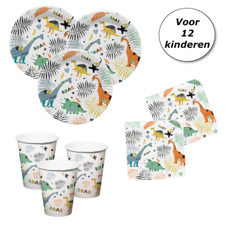 Tuf-Tuf Dino Roars Tafelset | 12 kinderen Tuf-Tuf Dino Roars Tafelset | 12 kinderen