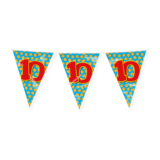 Paper Dreams Vlaggenlijn slinger 10 jaar party | 10 meter