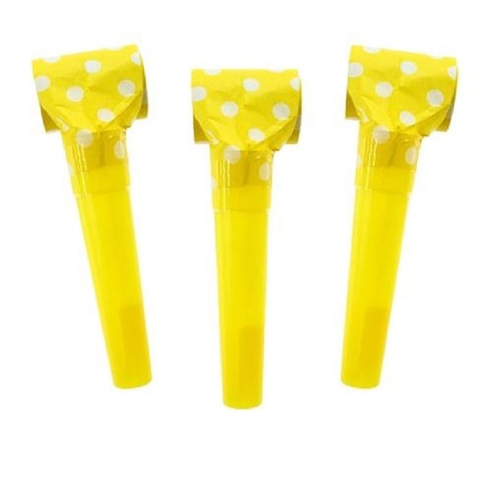 Langue à roulettes jaune à pois | 100 pièces