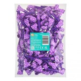 Paarse roltongen met stippen | 100 stuks Paarse roltongen met stippen | 100 stuks