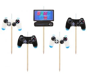 Jeu de bougies Game On | 5 pièces