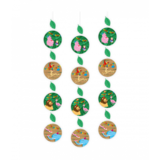 Paper Dreams Jungle Party Hangdecoratie 70cm | 3 stuks