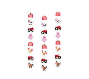 Paper Dreams Bauernhof-Tiere Hängende Dekoration | 3 Stück Paper Dreams Bauernhof-Tiere Hängende Dekoration | 3 Stück