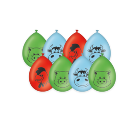 Paper Dreams Farm Dieren Balloons 30cm | 8 pieces Paper Dreams Farm Dieren Balloons 30cm | 8 pieces