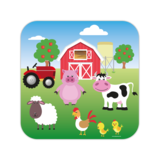 Paper Dreams Boerderij Dieren Deurbord | 50x50cm Paper Dreams Boerderij Dieren Deurbord | 50x50cm