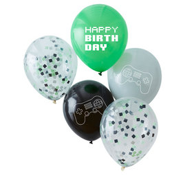 Ginger Ray Game On Ballonnen 30 cm | 5 stuks