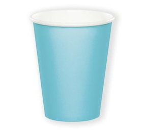 Amscan Tasse bleu clair 250 ml | 8 pièces Amscan Tasse bleu clair 250 ml | 8 pièces