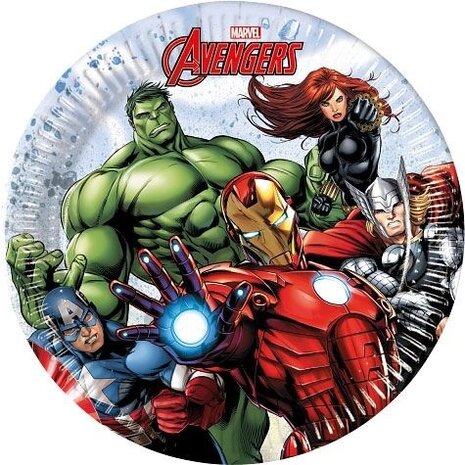 Procos Party Avengers Infintiy Stones Borden 20cm | 8 stuks Procos Party Avengers Infintiy Stones Borden 20cm | 8 stuks