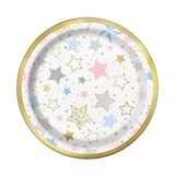 Unique Party Bordjes Twinkle Twinkle 18 cm | 8 stuks Unique Party Bordjes Twinkle Twinkle 18 cm | 8 stuks