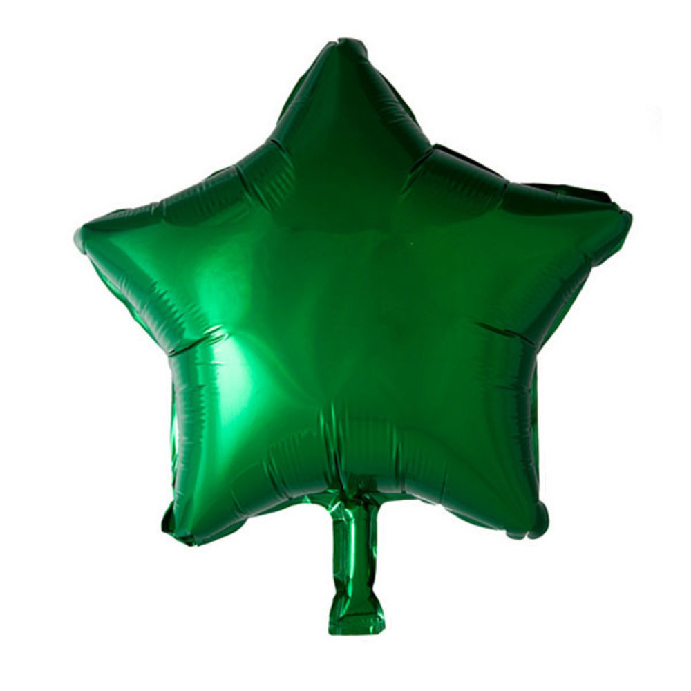 Globos Nordic Heliumballon Star Grün 46cm | pro Stück Globos Nordic Heliumballon Star Grün 46cm | pro Stück