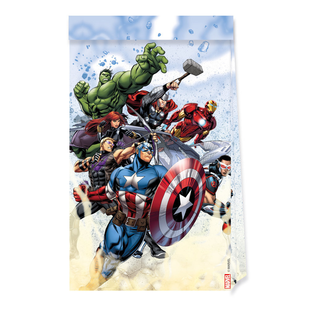 Procos Party Traktatiezakjes Avengers Infinity Stones Papier | 4 stuks