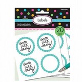 Amscan Etiketten Turquoise | 20 stuks Amscan Etiketten Turquoise | 20 stuks
