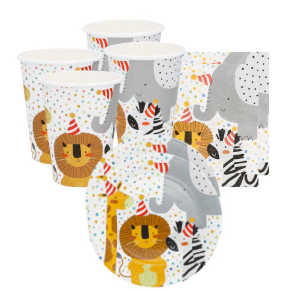 Tuf-Tuf Safari Kids Tafelset | 16 kinderen Tuf-Tuf Safari Kids Tafelset | 16 kinderen