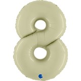 Grabo Ballon en feuille vert olive Figure 8 | 102cm Grabo Ballon en feuille vert olive Figure 8 | 102cm