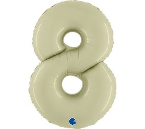 Grabo Olivgrüner Folienballon Figur 8 | 102cm Grabo Olivgrüner Folienballon Figur 8 | 102cm