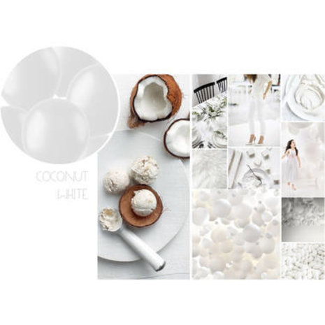 Folat Balloons Coconut White 33cm | 100 pieces Folat Balloons Coconut White 33cm | 100 pieces