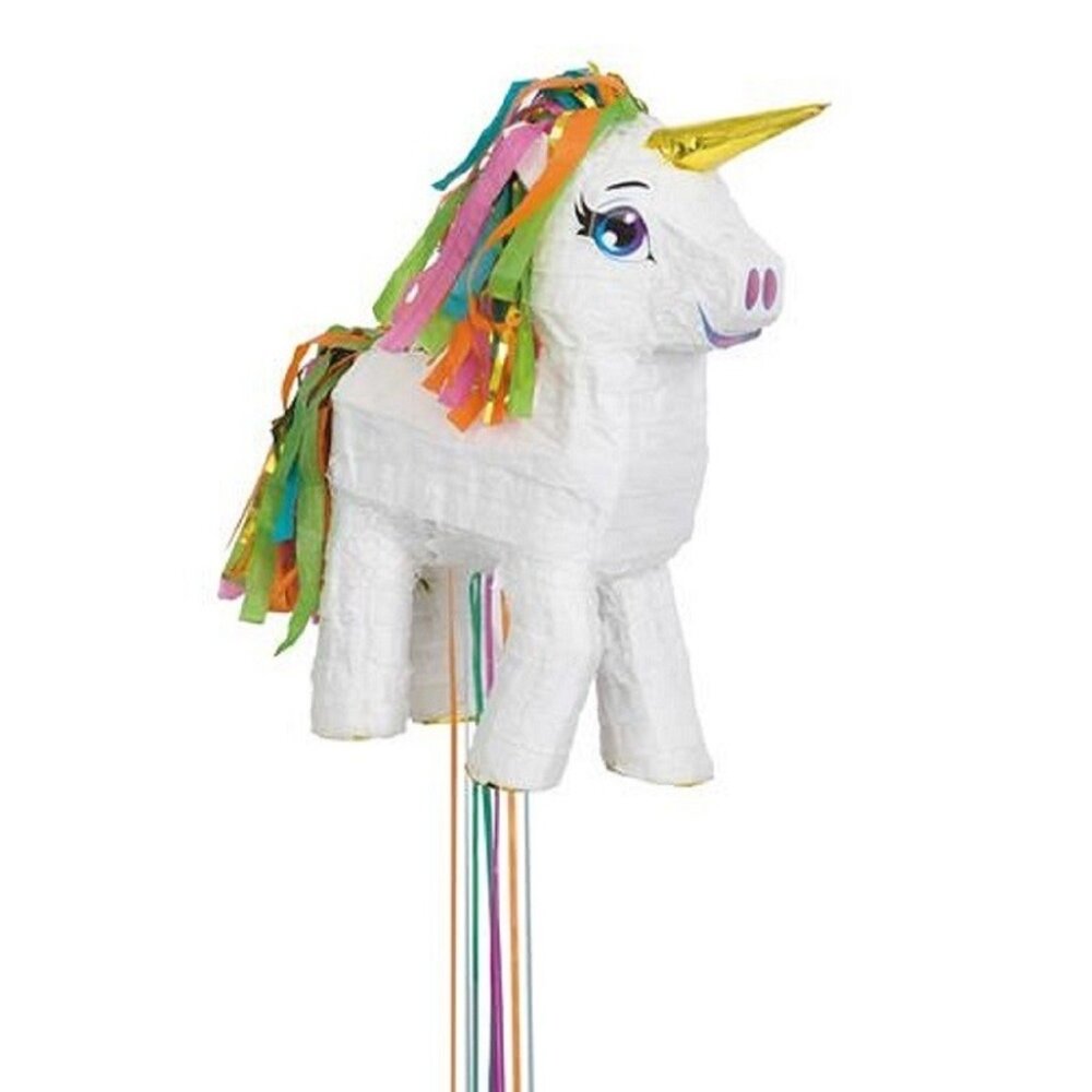 Unique Party Unicorn Pull Pinata 3D 43x31x12 cm | per Unit