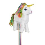 Unique Party Einhorn Ziehpinata 3D 43x31x12 cm | pro Einheit Unique Party Einhorn Ziehpinata 3D 43x31x12 cm | pro Einheit