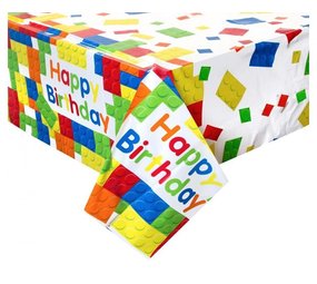 Unique Party Lego Party Time Tafelkleed 213x137cm | per stuk Unique Party Lego Party Time Tafelkleed 213x137cm | per stuk