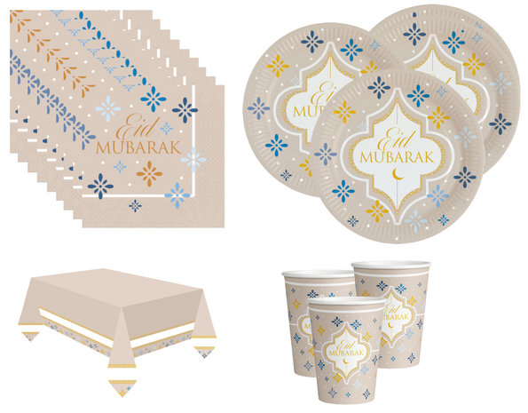 Tuf-Tuf Eid Mubarak Tables Set | 8 people Tuf-Tuf Eid Mubarak Tables Set | 8 people