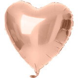 Tuf-Tuf Folie Ballon Hart rosé goud | 45cm Tuf-Tuf Folie Ballon Hart rosé goud | 45cm