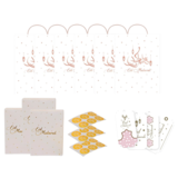 Tuf-Tuf Eid Mubarak Cadeau Tassen Set Rose-Goud | 38-delig Tuf-Tuf Eid Mubarak Cadeau Tassen Set Rose-Goud | 38-delig