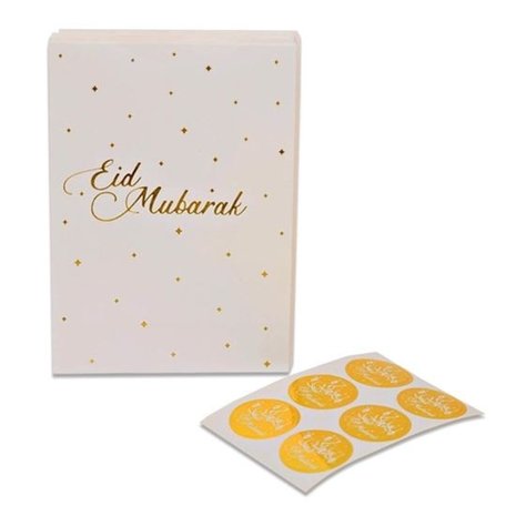 Tuf-Tuf Eid Mubarak Cadeau Tassen Set Rose-Goud | 38-delig Tuf-Tuf Eid Mubarak Cadeau Tassen Set Rose-Goud | 38-delig